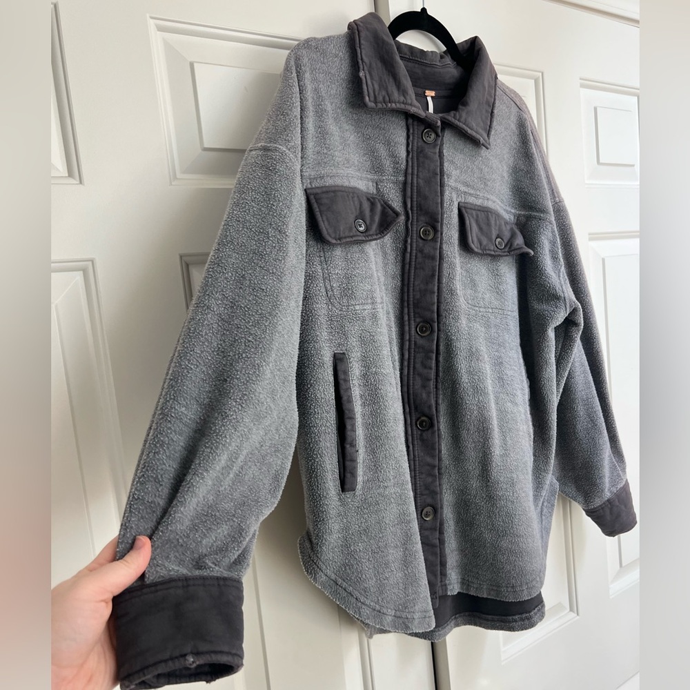 Free People Ruby Button-Up Shacket - Picture 2 of 6